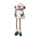 Glitzhome 21"H Christmas Fabric Yeti Shelf Sitter
