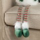 Glitzhome 21"H Christmas Fabric Yeti Shelf Sitter