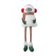 Glitzhome 21"H Christmas Fabric Yeti Shelf Sitter