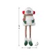 Glitzhome 21"H Christmas Fabric Yeti Shelf Sitter