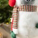 Glitzhome 29"/23.5"H Christmas Fabric Yeti With Telescoping Legs