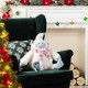 Glitzhome 21.75"H Christmas Fabric Yeti Shelf Sitter