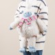 Glitzhome 21.75"H Christmas Fabric Yeti Shelf Sitter