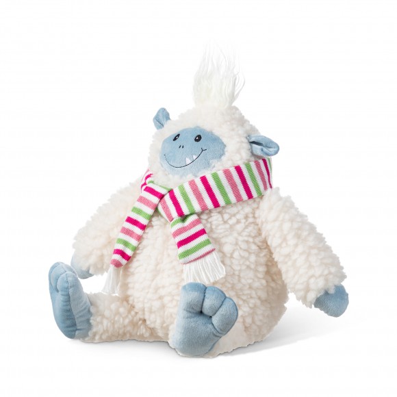 Glitzhome 21.75"H Christmas Fabric Yeti Shelf Sitter