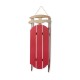 Glitzhome 34.25"H Wooden Christmas Red Sleigh Porch Decor