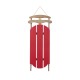 Glitzhome 34.25"H Wooden Christmas Red Sleigh Porch Decor