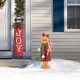 Glitzhome 36"H Metal Christmas Gingerbread Man Yard Stake(KD)