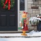 Glitzhome 36"H Metal Christmas Gingerbread Man Yard Stake(KD)