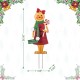 Glitzhome 36"H Metal Christmas Gingerbread Man Yard Stake(KD)