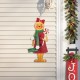Glitzhome 36"H Metal Christmas Gingerbread Man Yard Stake(KD)