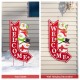 Glitzhome 35.75"H Metal Christmas Snowmen Arrow Welcome Yard Stake(KD)