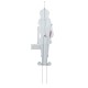 Glitzhome 36"H Metal Christmas Pink Nutcracker Yard Stake(KD)