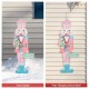 Glitzhome 36"H Metal Christmas Pink Nutcracker Yard Stake(KD)