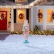 Glitzhome 36"H Metal Christmas Pink Nutcracker Yard Stake(KD)