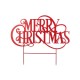 Glitzhome 36''L Oversized Metal Christmas "MERRY CHRISTMAS"  Yard Stake(KD)