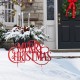 Glitzhome 36''L Oversized Metal Christmas "MERRY CHRISTMAS"  Yard Stake(KD)
