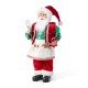 Glitzhome 18"H Faux Fur Christmas Chef Santa Figurine