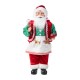 Glitzhome 18"H Faux Fur Christmas Chef Santa Figurine