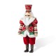 Glitzhome 20"H Faux Fur Christmas Nutcracker Figurine