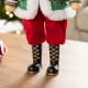 Glitzhome 20"H Faux Fur Christmas Nutcracker Figurine