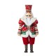 Glitzhome 20"H Faux Fur Christmas Nutcracker Figurine