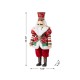 Glitzhome 20"H Faux Fur Christmas Nutcracker Figurine