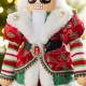 Glitzhome 20"H Faux Fur Christmas Nutcracker Figurine