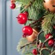 Glitzhome 28"H Christmas Bell, Pinecone & Berry Bow Teardrop