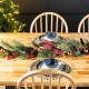 Glitzhome 6FT Christmas Bell, Pinecone & Berry Bow Garland