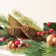 Glitzhome 6FT Christmas Bell, Pinecone & Berry Bow Garland