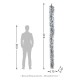 Glitzhome 9ft Pre-Lit Snow Flocked Greenery Pine Christmas Garland, with 70 Warm White/Multi-color C3 Clear LED Lights and Timer,8 Function