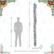 Glitzhome 9ft Pre-Lit Snow Flocked Greenery Pine Christmas Garland, with 70 Warm White/Multi-color C3 Clear LED Lights and Timer,8 Function