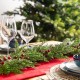 Glitzhome Set of 2 6ft Christmas Greenery PE Dripping Cedar Garland with Red Berries