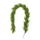 Glitzhome 9ft Christmas Greenery PE Dripping Garland