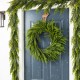 Glitzhome 9ft Christmas Greenery PE Dripping Garland