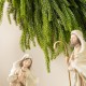 Glitzhome 28"D Christmas Greenery PE Dripping Wreath