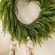Glitzhome 28"D Christmas Greenery PE Dripping Wreath