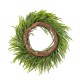 Glitzhome 28"D Christmas Greenery PE Dripping Wreath