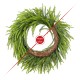 Glitzhome 28"D Christmas Greenery PE Dripping Wreath