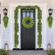 Glitzhome 31.5"H Christmas Greenery PE Dripping Teardrop