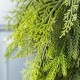 Glitzhome 31.5"H Christmas Greenery PE Dripping Teardrop with Pinecones and Red Berries
