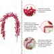 Glitzhome 6ft Christmas Red Berries Garland