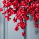 Glitzhome 25"D Christmas Red Berries Wreath