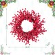 Glitzhome 25"D Christmas Red Berries Wreath