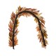 Glitzhome 72"L Fall Multi-Colored Sorghum Garland