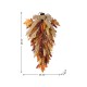 Glitzhome 28"H Fall Multi-Colored Sorghum Swag Includes a Complimentary Black Metal Wreath Hanger