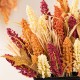 Glitzhome 15"H Fall Multi-Colored Sorghum Cart Centerpiece
