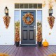 Glitzhome 38"H Fall Multi-Colored Sorghum Porch Tree