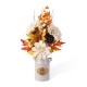 Glitzhome 22"H Fall Lotus, Lotus Pod and Berry Centerpiece