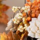 Glitzhome 22"H Fall Lotus, Lotus Pod and Berry Centerpiece